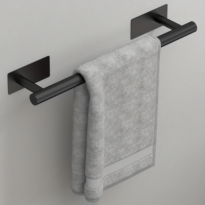 1-piece bathroom towel rack, wall-mounted, stainless steel.